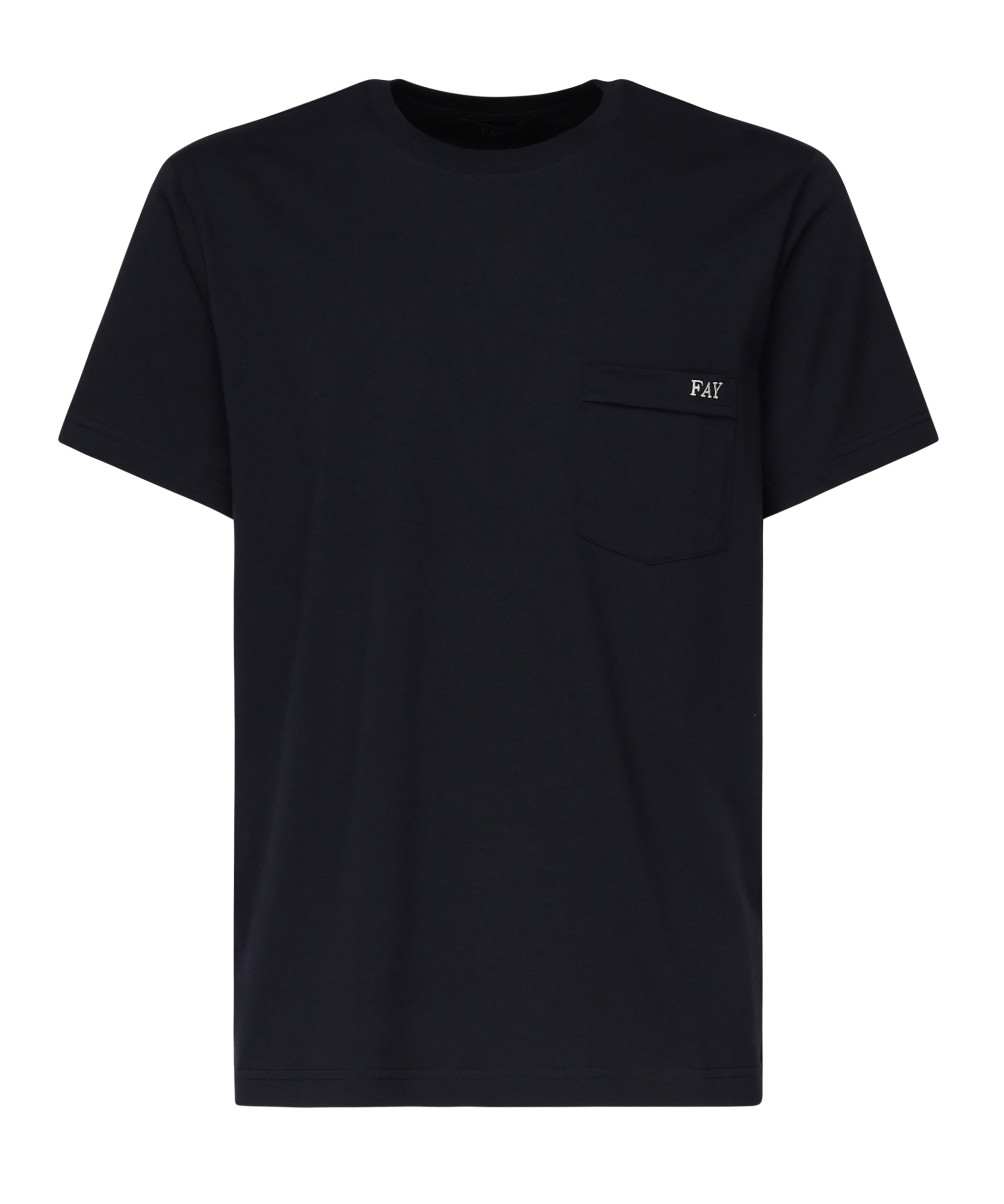 T-shirt con logo ricamato NPMB3501280UCX U806 FAY 