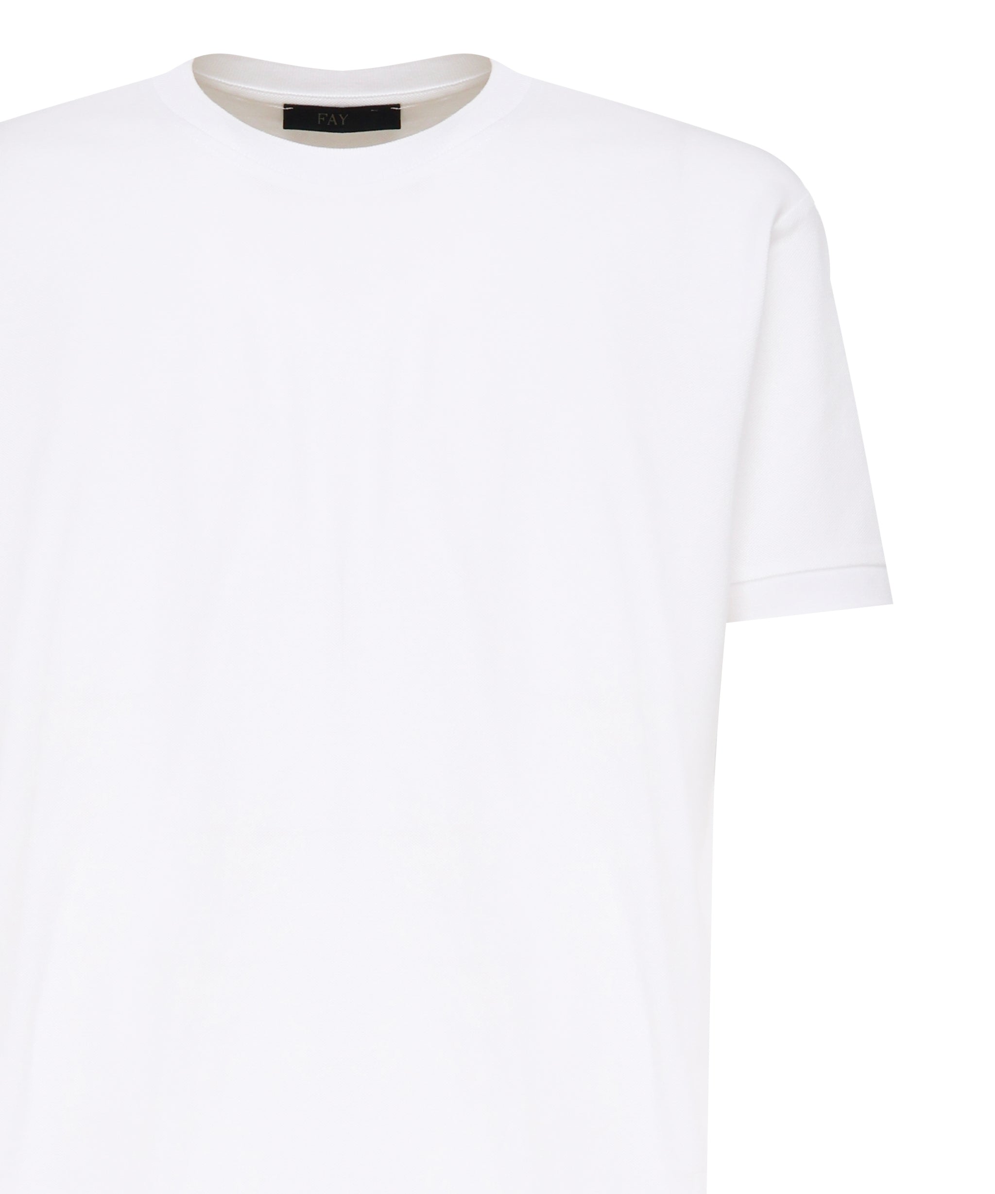 T-shirt in piqué NPMB350136STDW B001 FAY 
