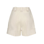 Shorts in cotone con risvolto<BR/> NTW8350480LVTY B011 FAY 