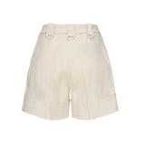 Shorts in cotone con risvolto<BR/> NTW8350480LVTY B011 FAY 
