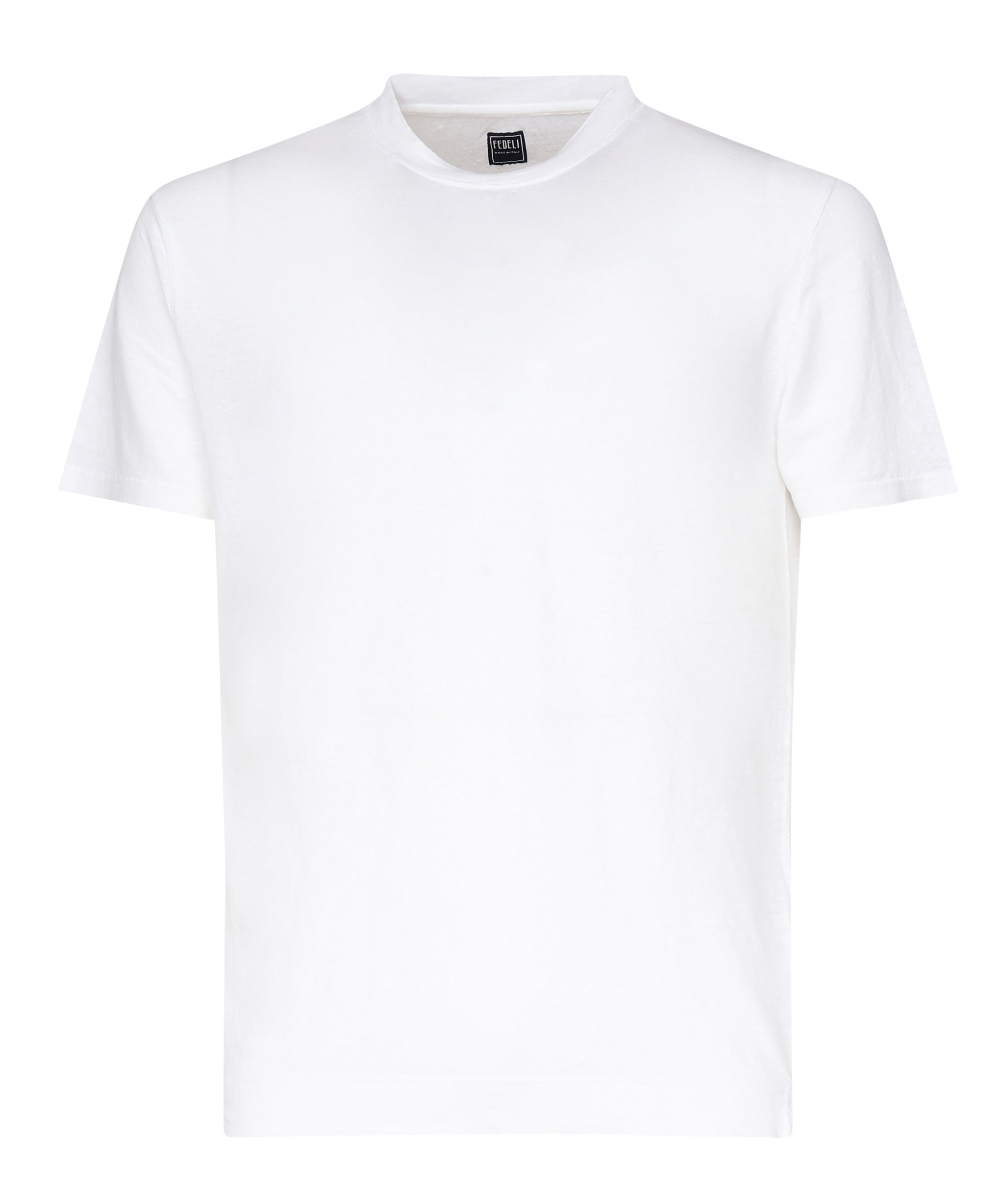 T-shirt manica corta in lino<BR/> 8UED0151 41 FEDELI 