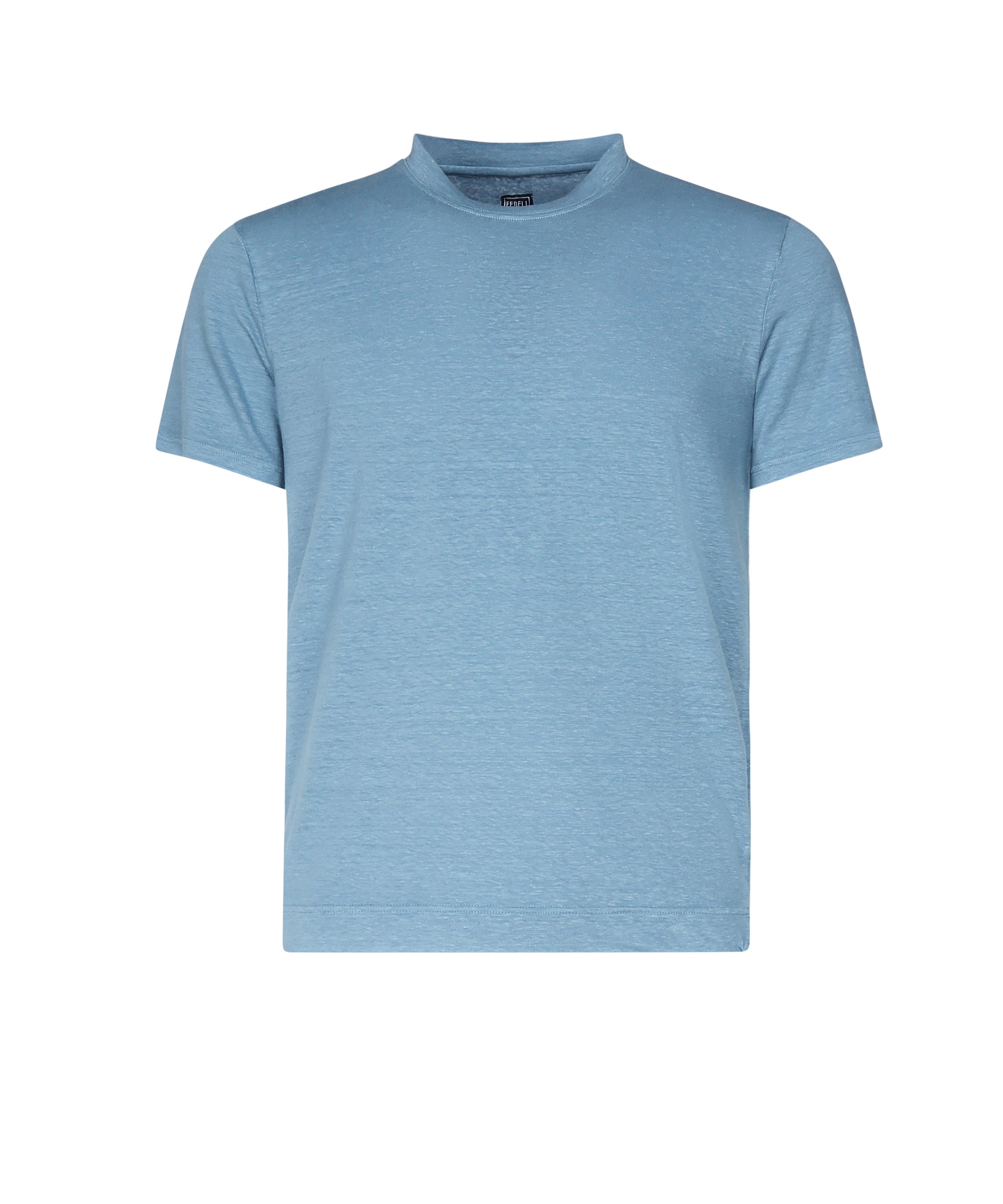 T-shirt manica corta in lino 8UED0151 917 FEDELI 