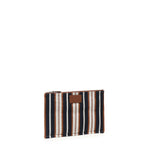 Pochette piatta a righe signature media<BR/> 7N0158 AUGXF1SCR FENDI 
