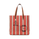 Shopping Bag Medium a righe 7VA657 AUGUF1SCQ FENDI 