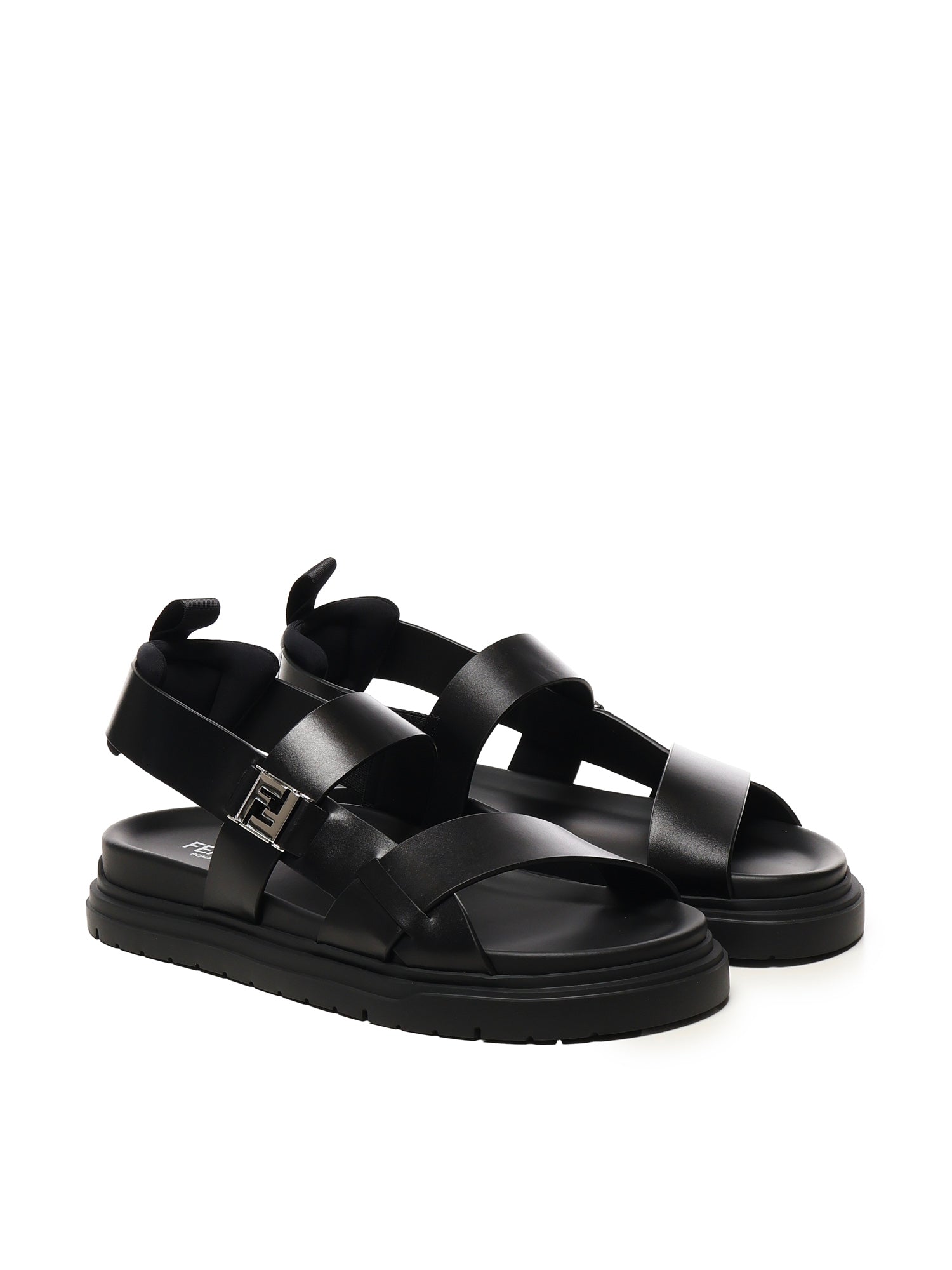 Sandali FF in pelle 7X1771 SN1F0ABB FENDI 