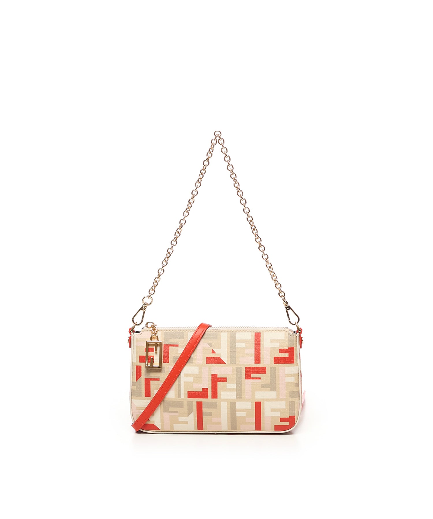 Pouch Baguette FF jacquard 8BS073 AV1YF1SY7 FENDI 