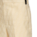 Bermuda in Jacquard FF di lino FB0821 AU6YF0PKL FENDI 