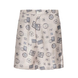 Pantaloncini in seta con stampa FB1014 AUVPF0YPK FENDI 