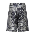 Pantaloncini in seta con stampa FB1014 AUVQF0U6K FENDI 