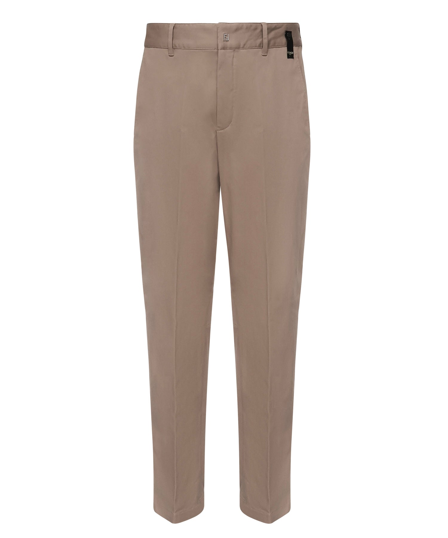 Pantaloni in gabardine con logo FB1076 AQMVF0QD3 FENDI 