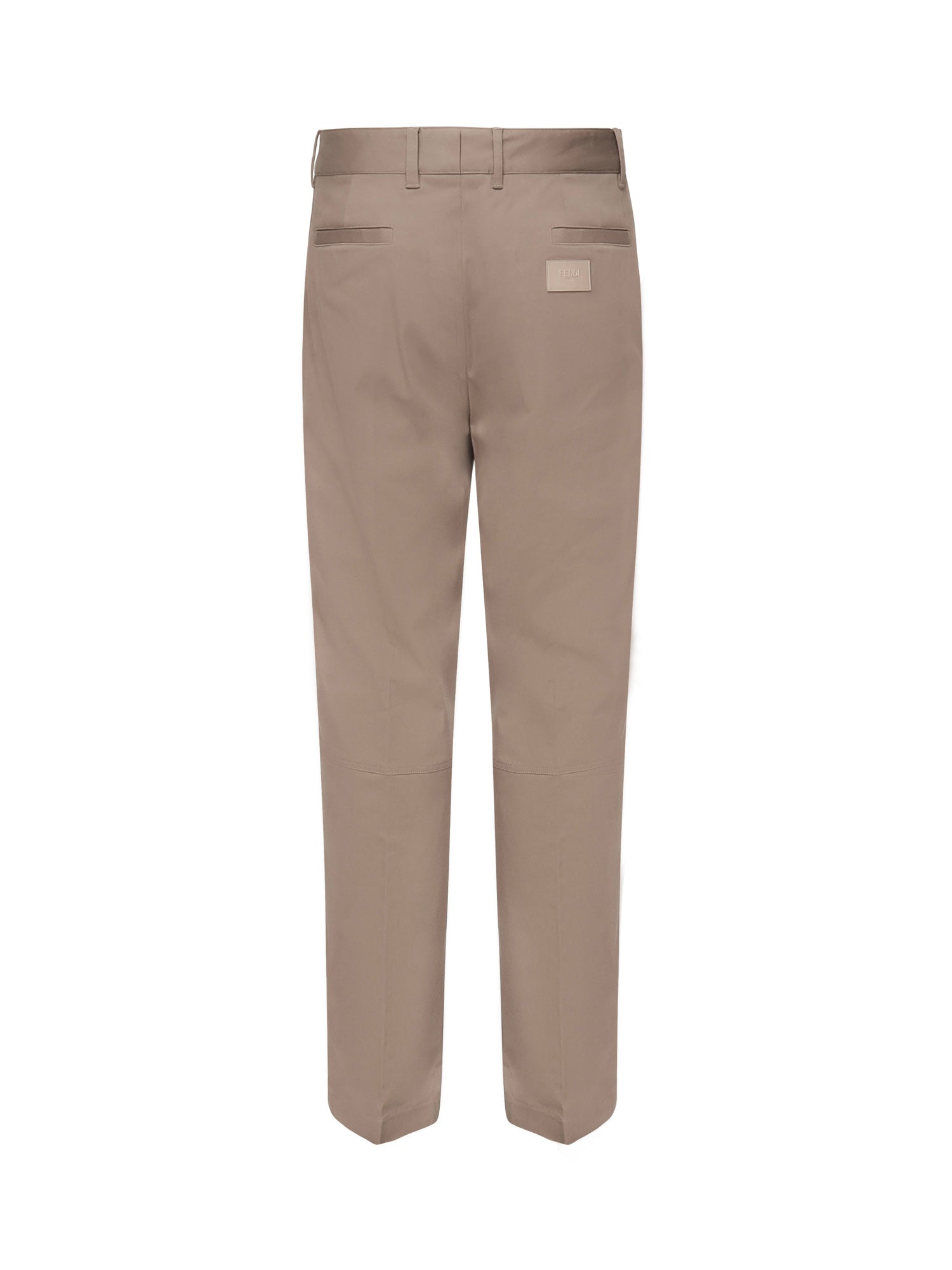 Pantaloni in gabardine con logo FB1076 AQMVF0QD3 FENDI 