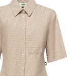 Abito in chambray FF jacquard FLD562 ASMFF1SAZ FENDI 