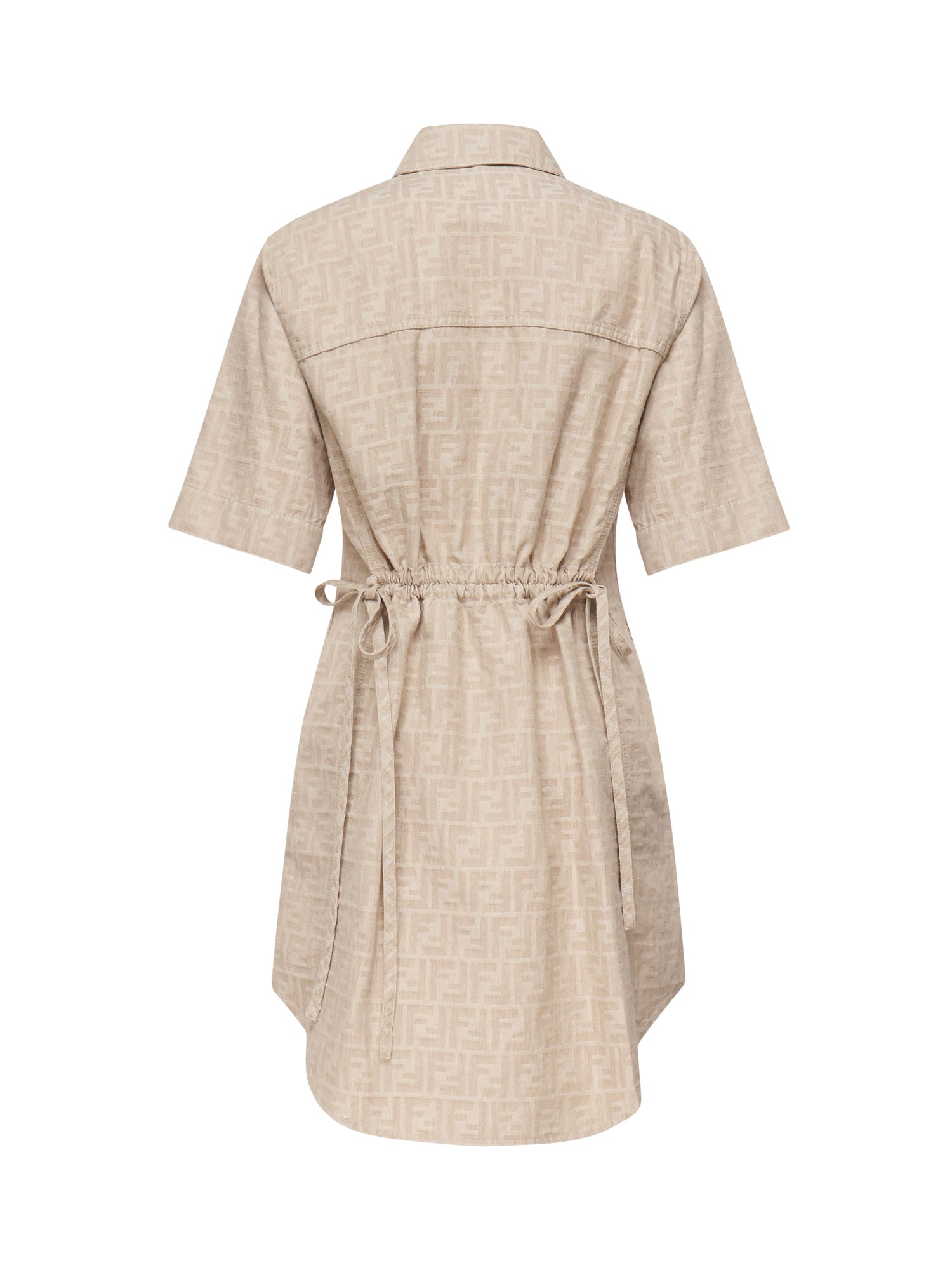 Abito in chambray FF jacquard FLD562 ASMFF1SAZ FENDI 