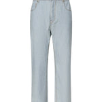 Jeans in chambray con logo FLP285 AUWXF0LQ0 FENDI 