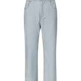 Jeans in chambray con logo FLP285 AUWXF0LQ0 FENDI 