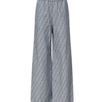 Pantaloni in chambray FF jacquard<BR/> FLP869 ASMFF1SAT FENDI 