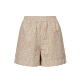 Short in chambray FF jacquard<BR/> FLP870 ASMFF1SAZ FENDI 