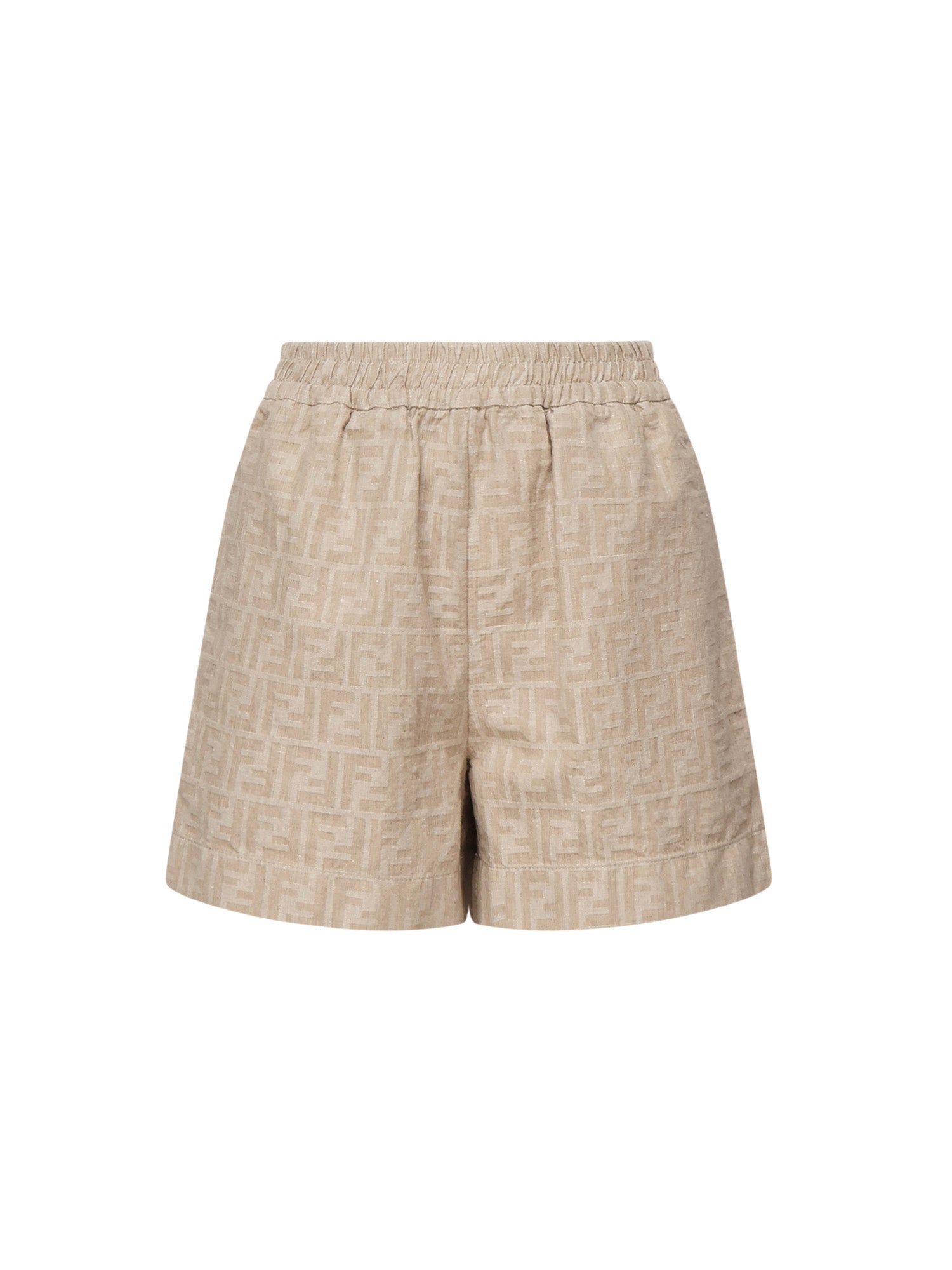 Short in chambray FF jacquard<BR/> FLP870 ASMFF1SAZ FENDI 