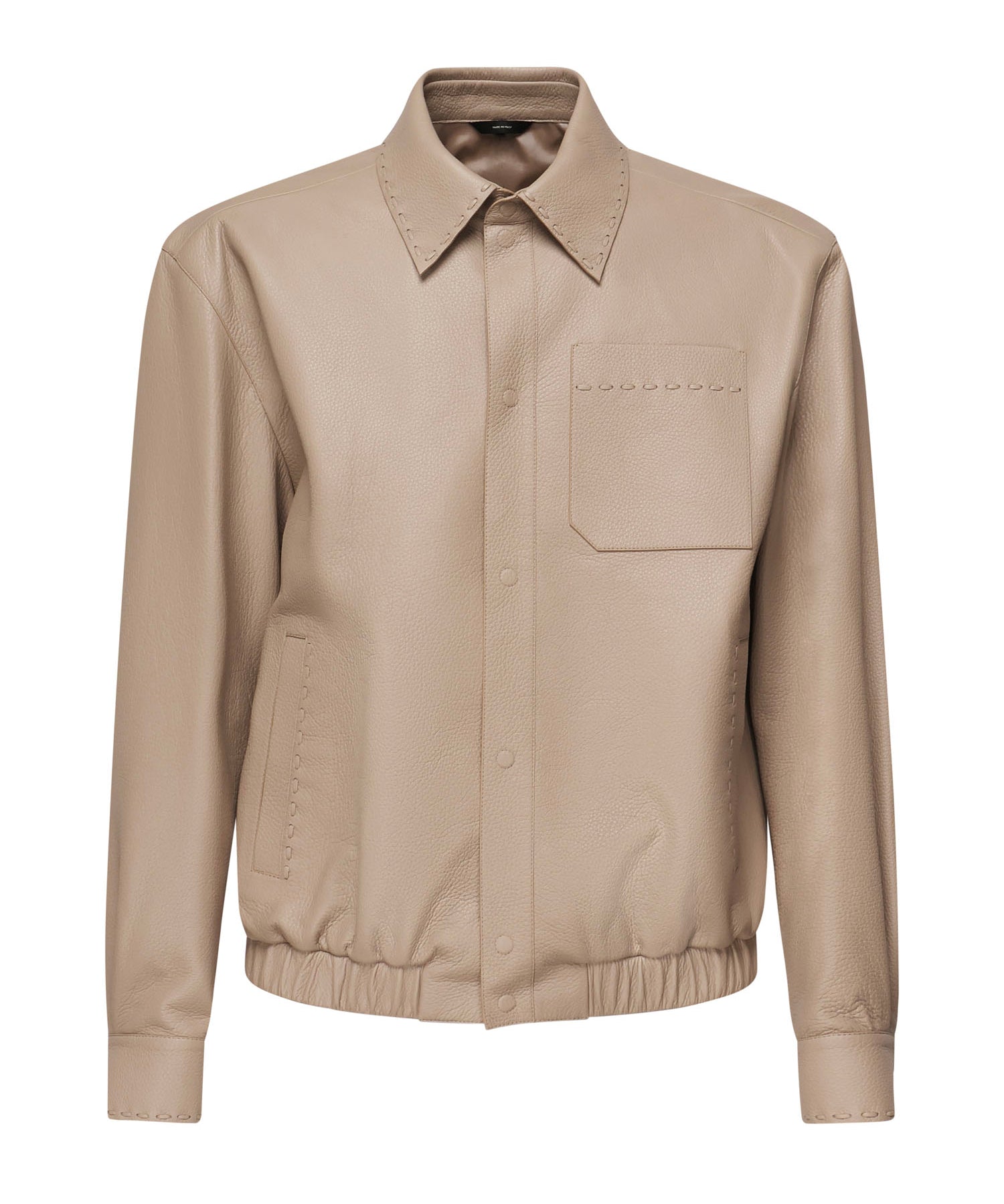 Giubbotto Selleria in pelle FPJ884 ATG3F0QB9 FENDI 