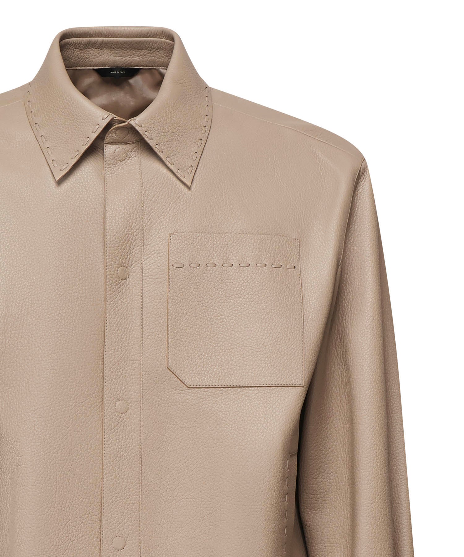Giubbotto Selleria in pelle FPJ884 ATG3F0QB9 FENDI 