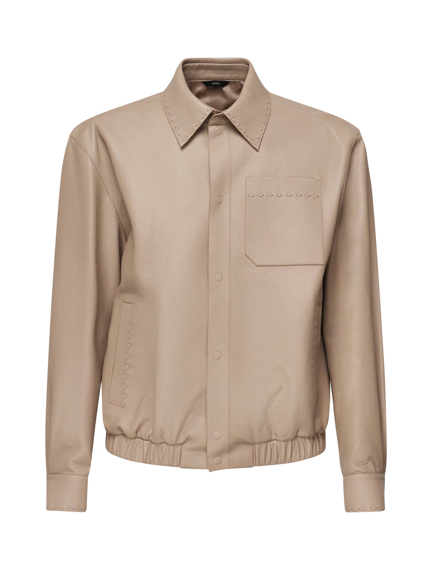 Giubbotto Selleria in pelle FPJ884 ATG3F0QB9 FENDI 