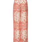 Pantaloni in seta con stampa FR6494 AVA1F0D4T FENDI 