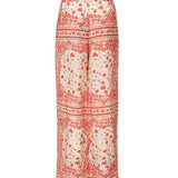 Pantaloni in seta con stampa FR6494 AVA1F0D4T FENDI 