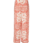 Pantaloni in seta con stampa FR6494 AVA1F0D4T FENDI 