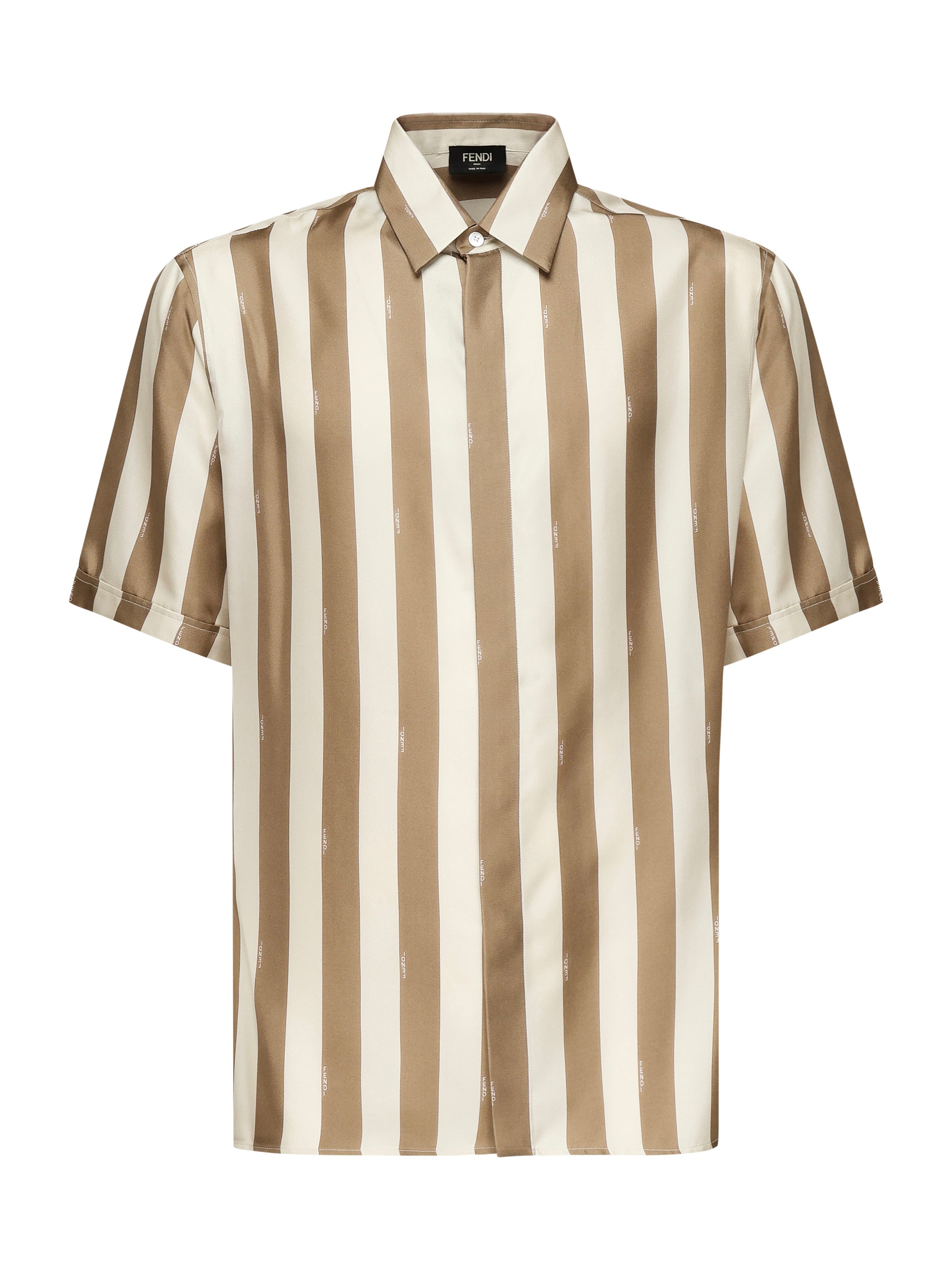 Camicia in seta Pequin FS0795 AU6ZF1QYZ FENDI 