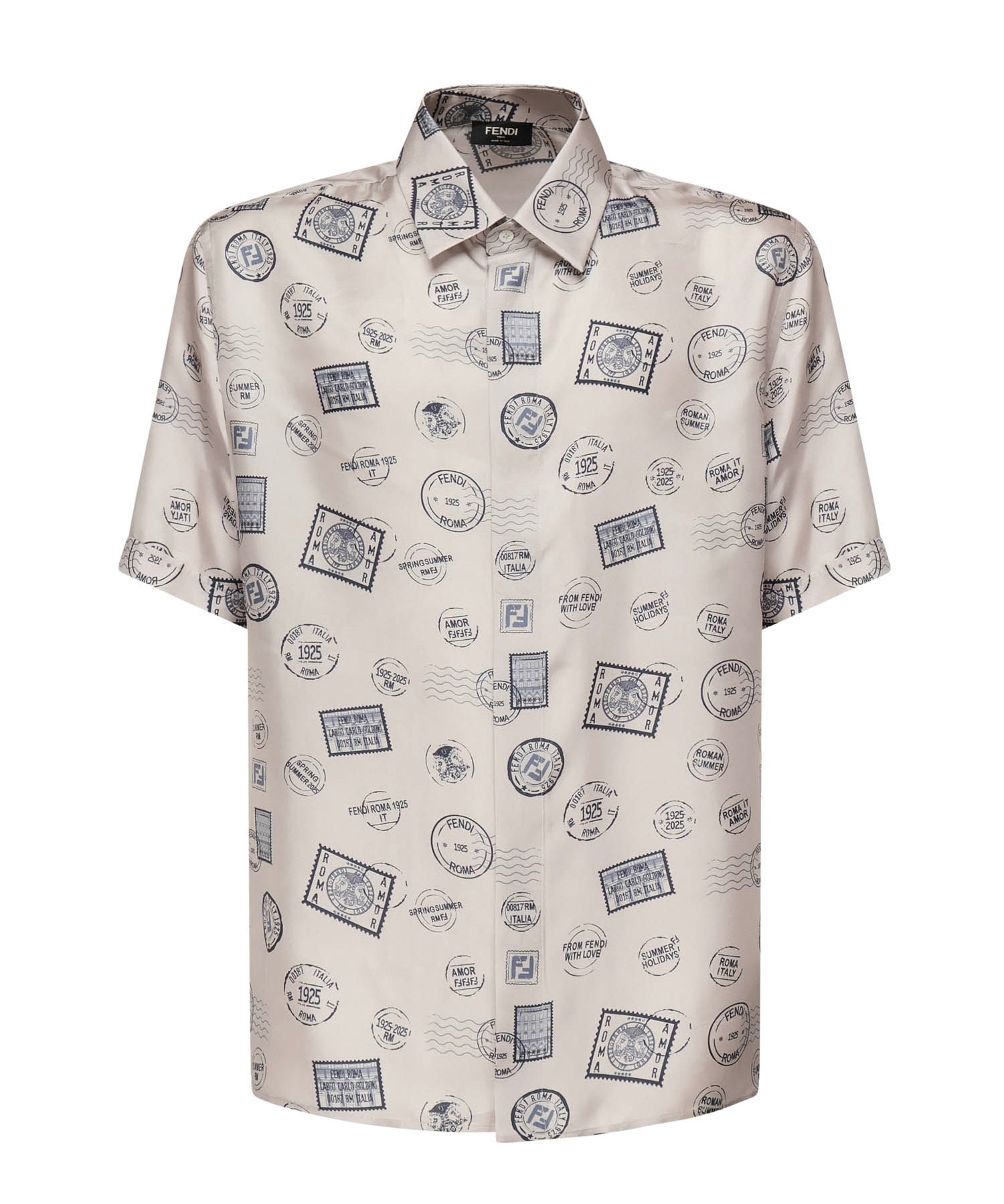 Camicia in seta stampata FS0795 AUVPF0YPK FENDI 