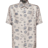 Camicia in seta stampata FS0795 AUVPF0YPK FENDI 