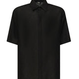 Camicia in Jacquard FF di lino FS1317 AU6YF0QA1 FENDI 