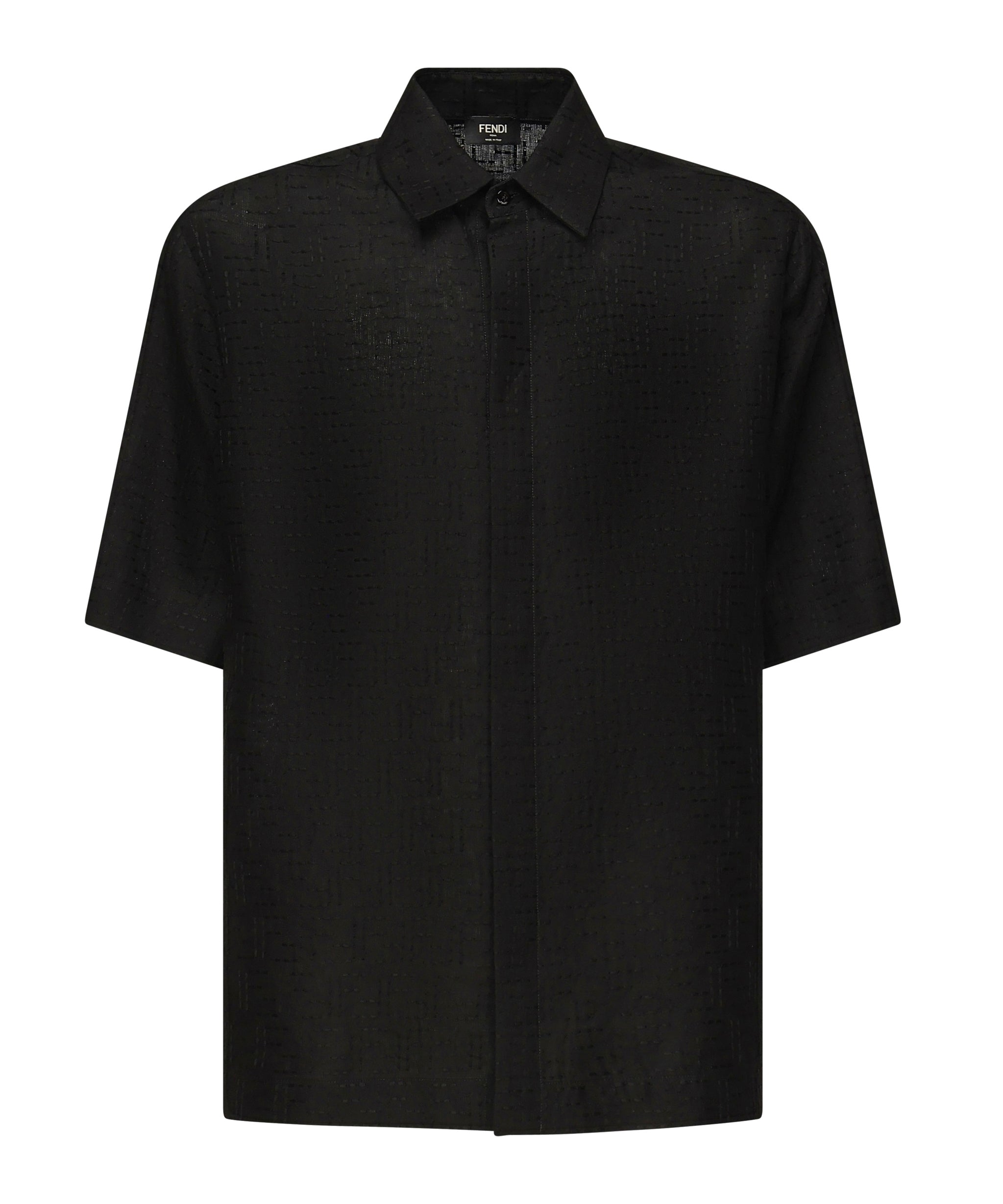 Camicia in Jacquard FF di lino FS1317 AU6YF0QA1 FENDI 