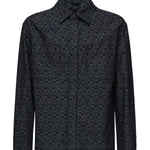 Giacca in denim FF Jacquard FW1321 AUX4F0BUZ FENDI 