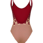 Costume intero con stampa micro patchwork FXBA53 AT8TF1MVR FENDI 