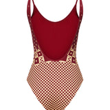 Costume intero con stampa micro patchwork FXBA53 AT8TF1MVR FENDI 