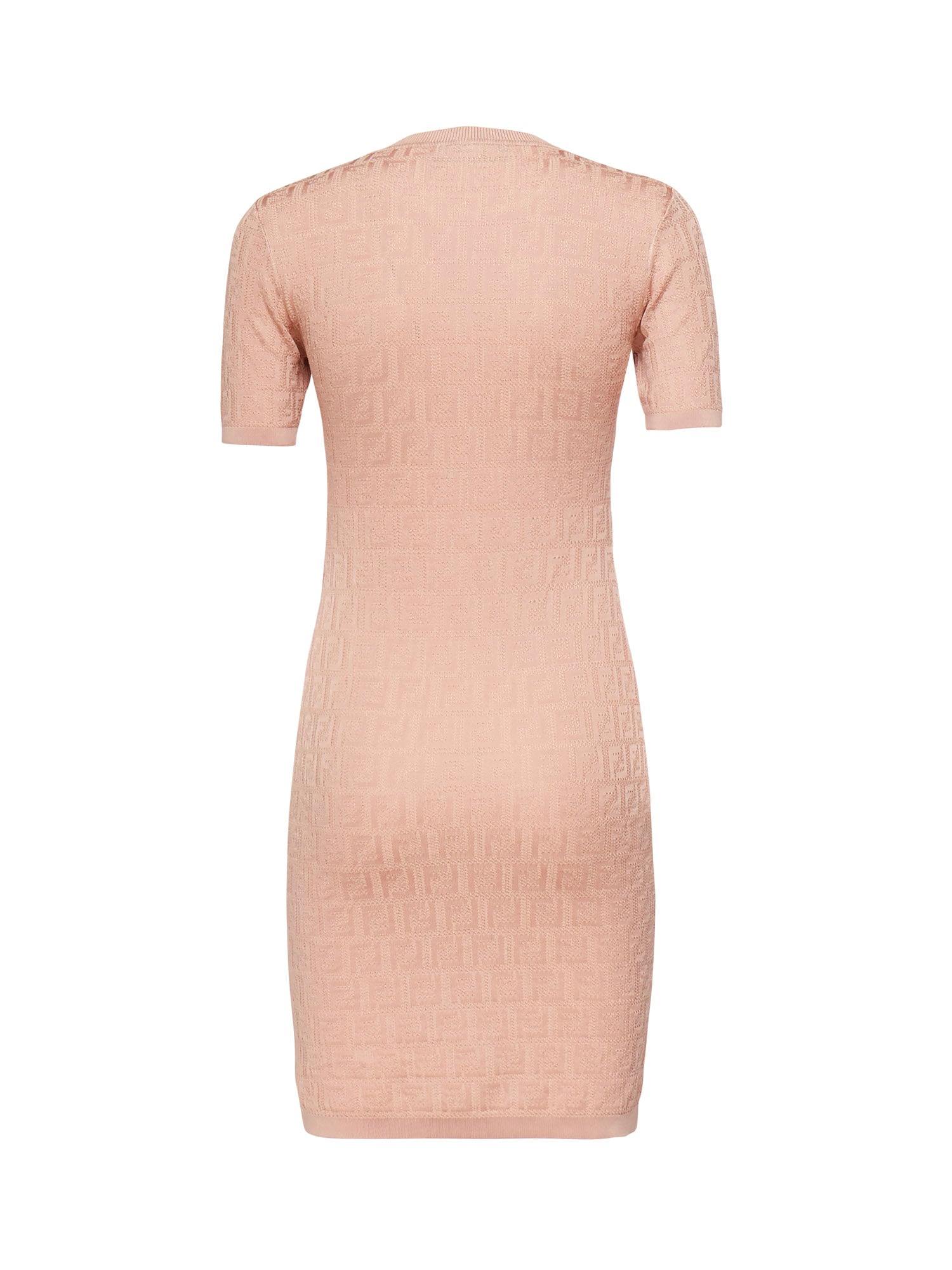Abito in cotone FF jacquard FZDD61 AUZRF1SAU FENDI 
