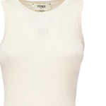 Top in seta e cotone FZXD56 AUI4F08QQ FENDI 