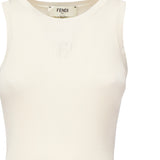 Top in seta e cotone FZXD56 AUI4F08QQ FENDI 
