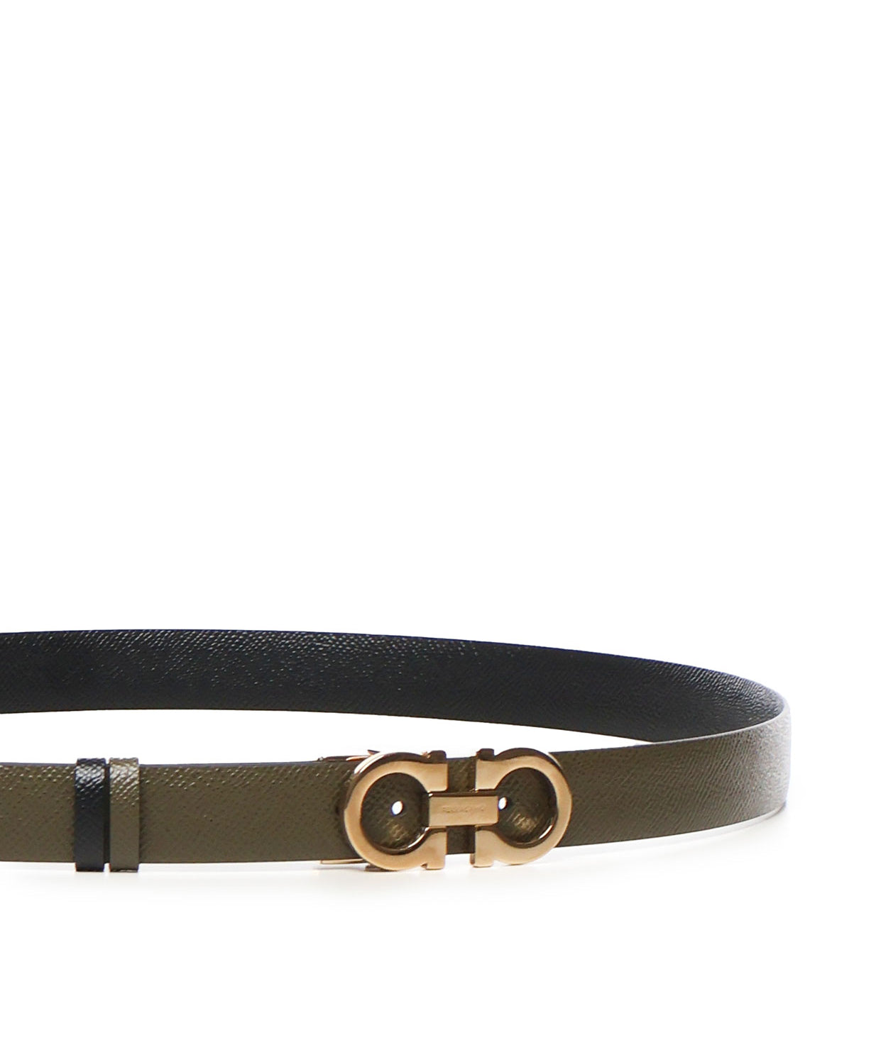 Cintura reversibile e regolabile Gancini<BR/> 23A565 781468830 FERRAGAMO 