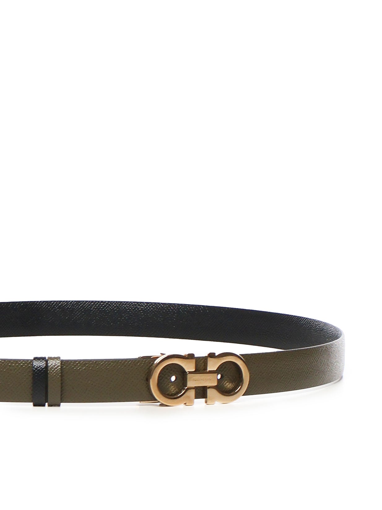 Cintura reversibile e regolabile Gancini<BR/> 23A565 781468830 FERRAGAMO 