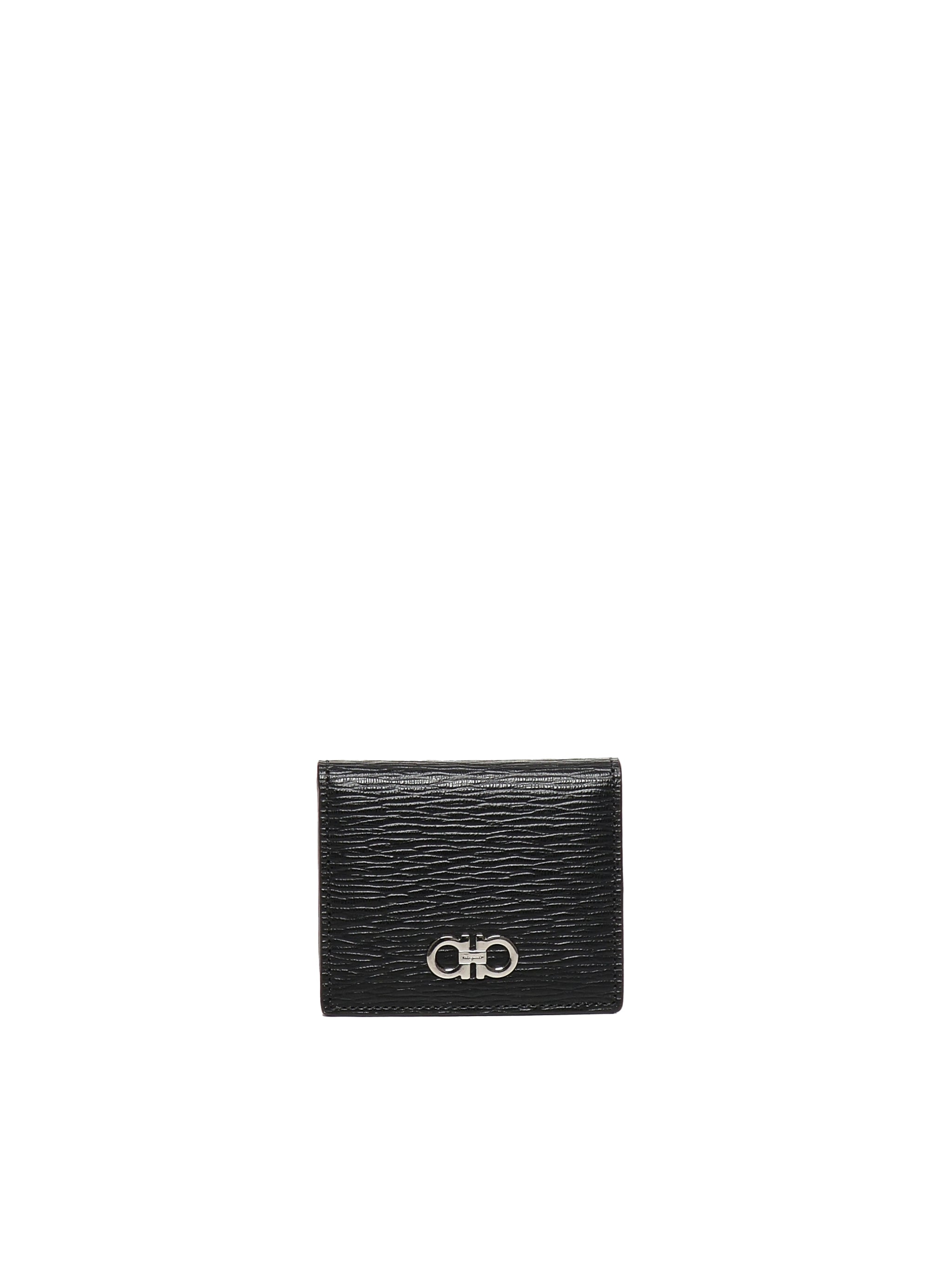 Portafoglio Gancini in pelle goffrata 66A137 688857006 FERRAGAMO 