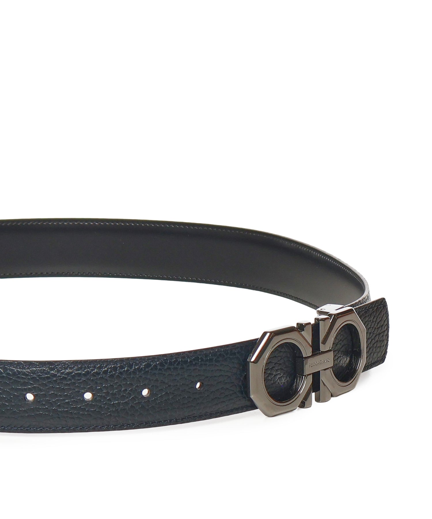 Cintura Gancini in pelle 670266 765787006 FERRAGAMO 