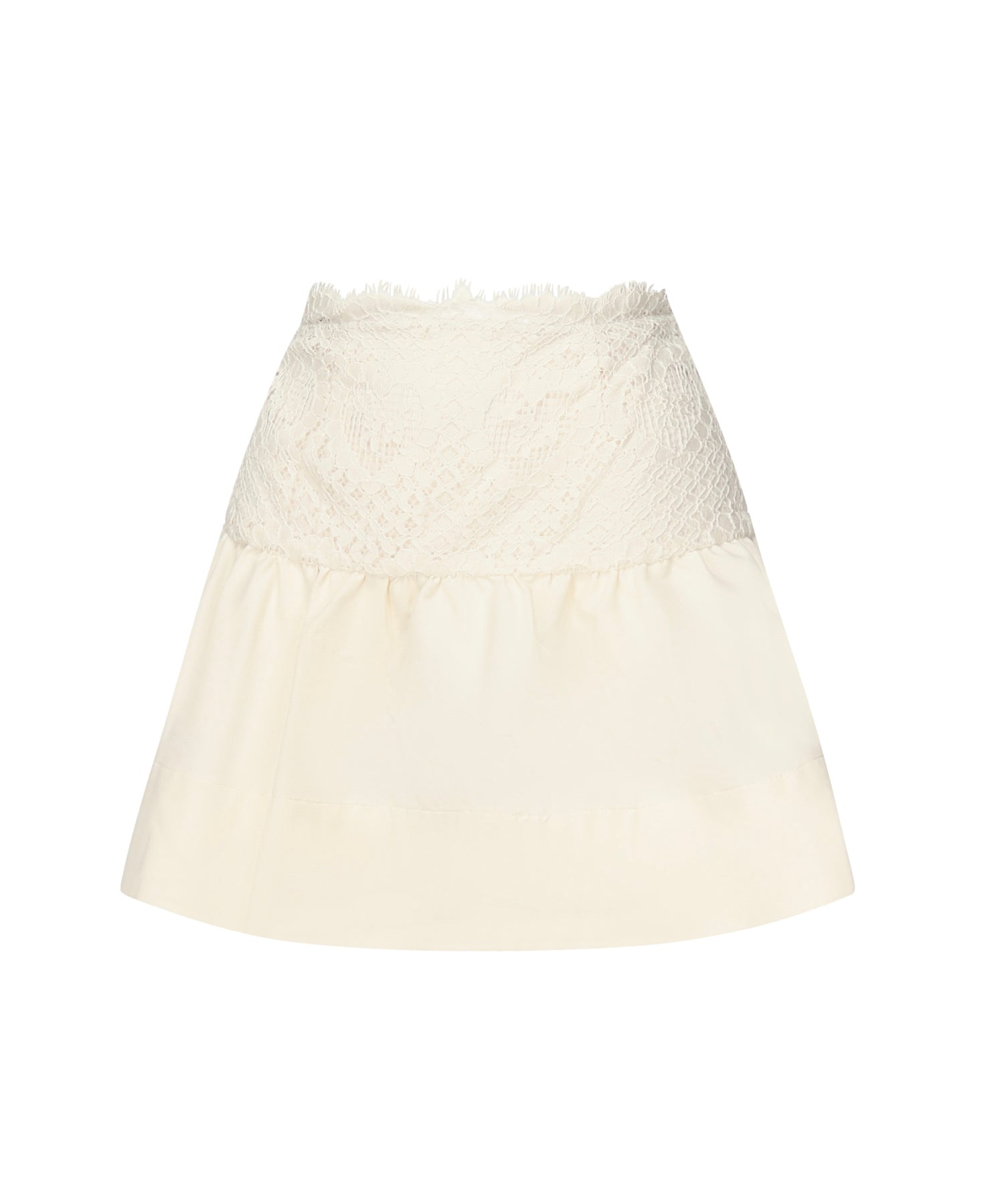 Minigonna Doily Lace CBS1995 CREAM FOR LOVE & LEMONS 