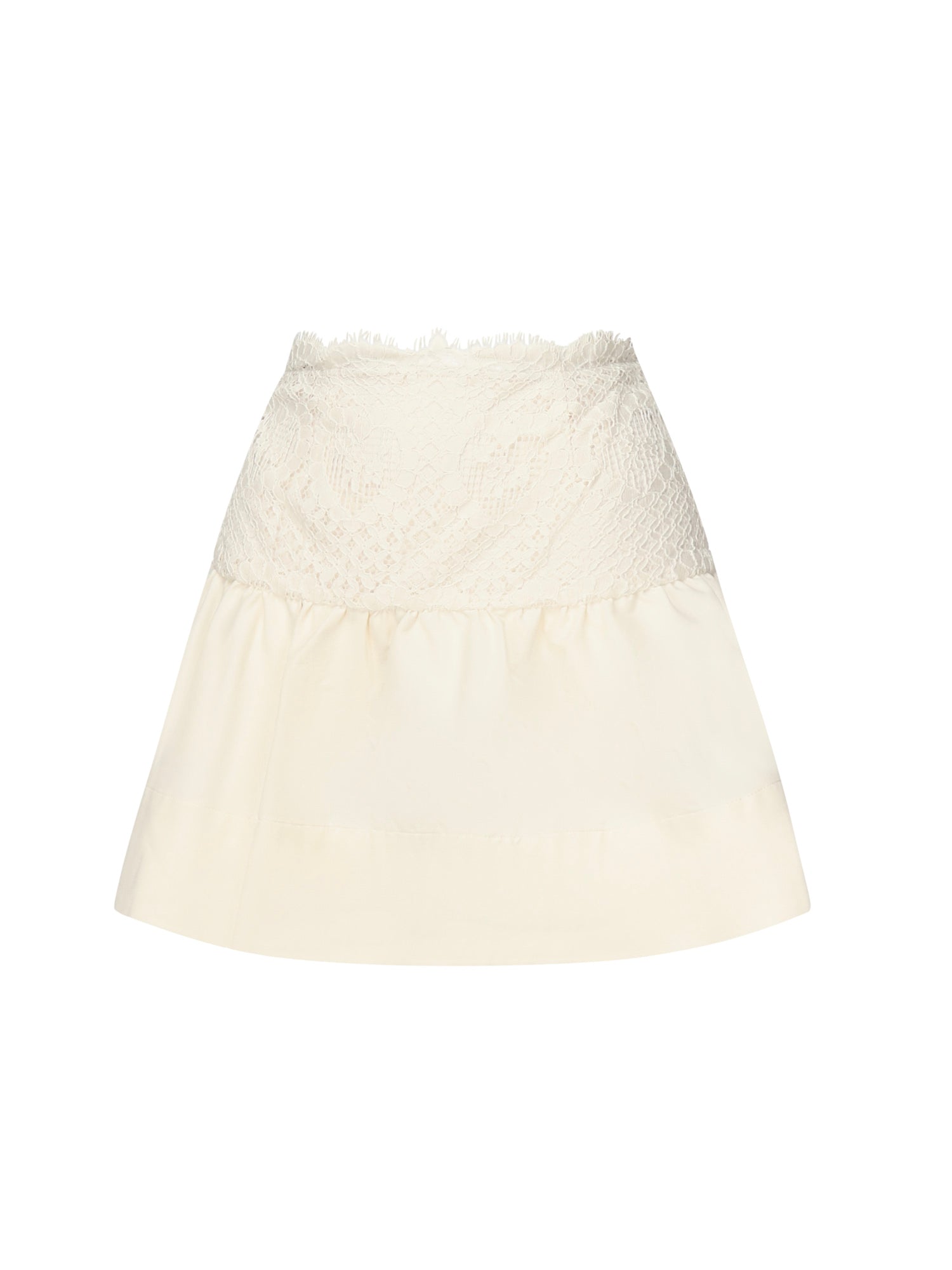 Minigonna Doily Lace CBS1995 CREAM FOR LOVE & LEMONS 