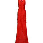 Abito Kayta in seta CD3697 RED FOR LOVE & LEMONS 