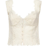 Top in pizzo Waverly CT2242 CREAM FOR LOVE & LEMONS 