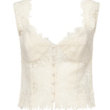 Top in pizzo Waverly CT2242 CREAM FOR LOVE & LEMONS 