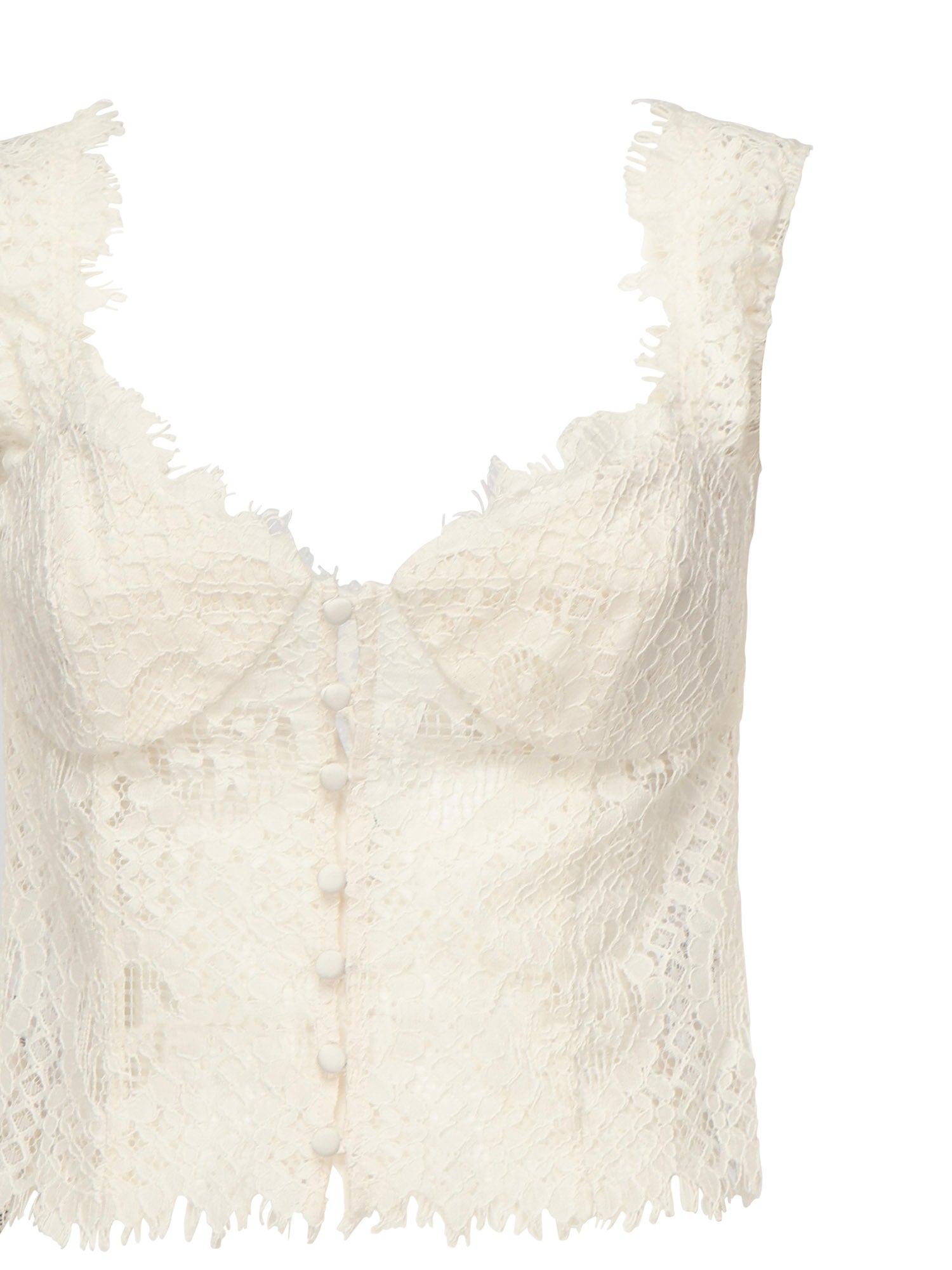 Top in pizzo Waverly CT2242 CREAM FOR LOVE & LEMONS 