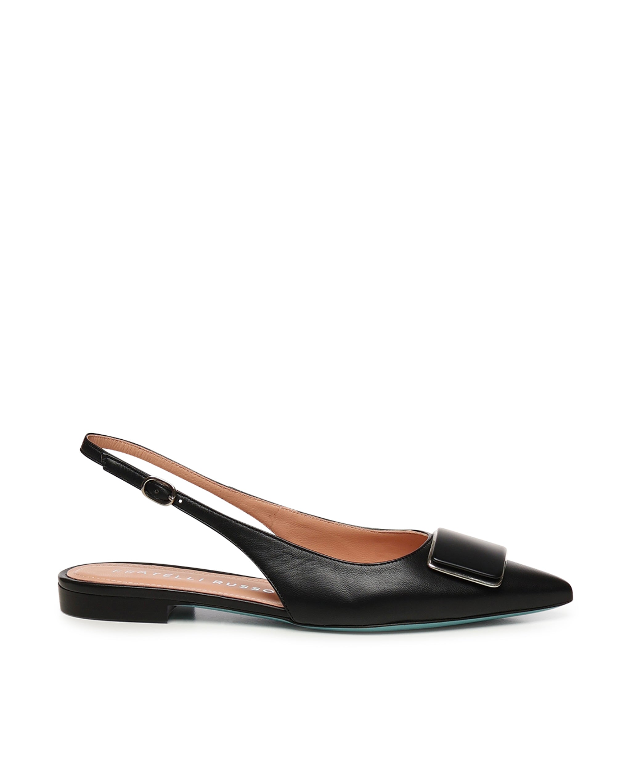 SLINGBACK ELVIRA IN NAPPA ELVIRA 2513 NAPPANERA FRATELLI RUSSO 